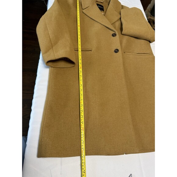 Madewell Haydon Coat Camel Wool Cashmere Blend Jacket 2-Button Sz XL Womens